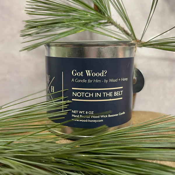 Notch In The Belt | Beeswax Candle