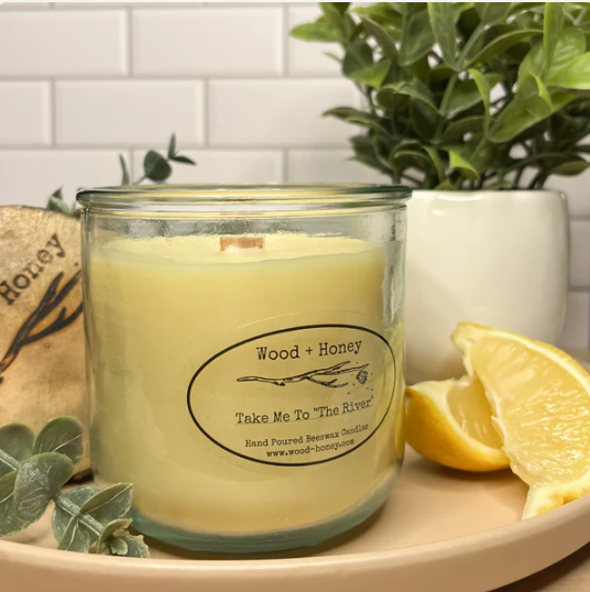 Everyday: Take Me To "The River" | Beeswax Candle