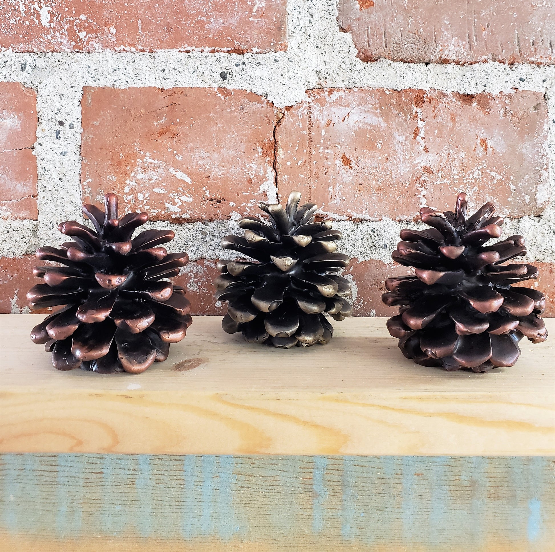 Bronze Pine Cone Finials