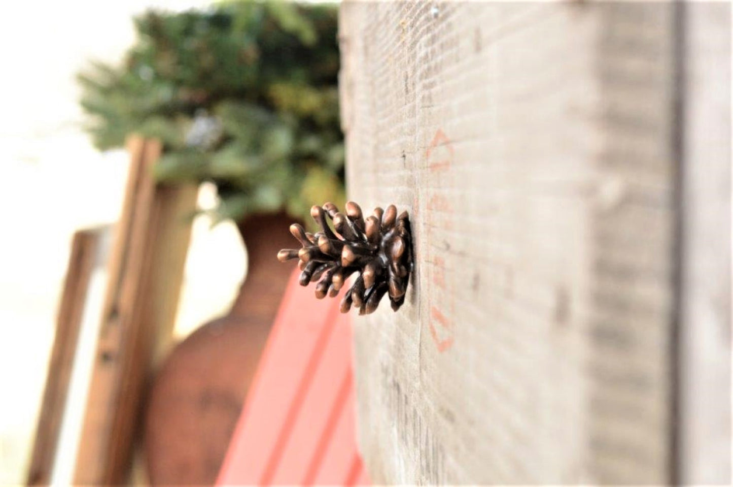 Lodgepole Cone Horizontal Knob | Timber Bronze | Oregon