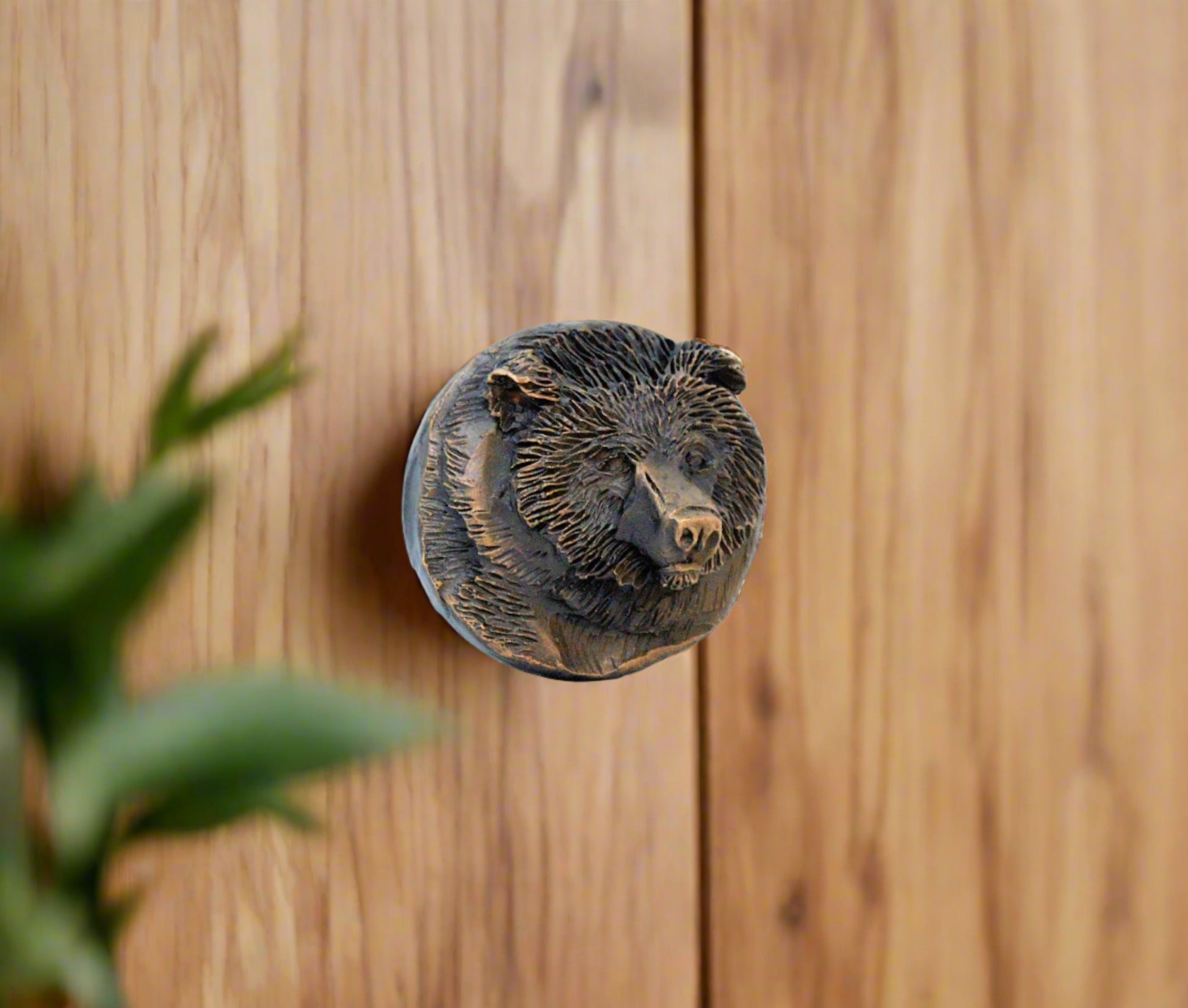 Bear Knob | Rustic Bronze Cabinet Knob