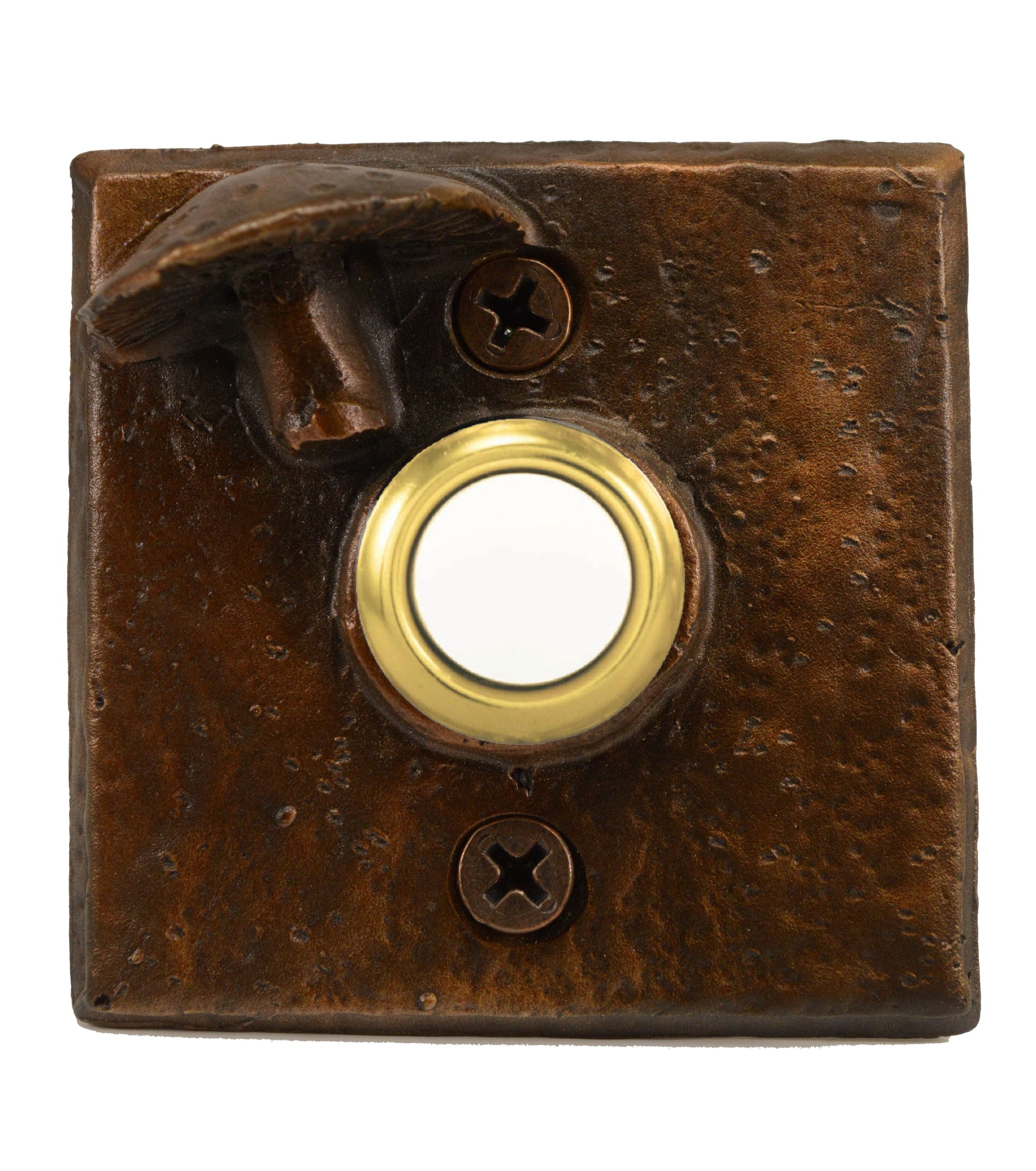 Square Toadstool Doorbell | Timber Bronze | Oregon