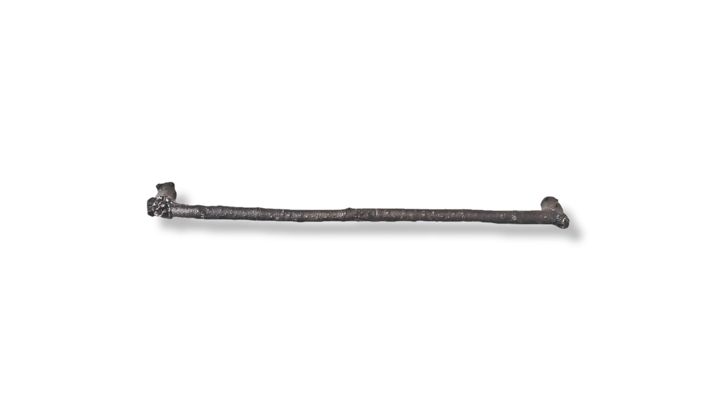 Lodgepole Branch Drawer Pull with Cone | 12"