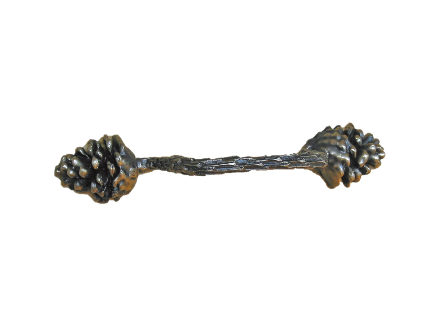 Lodgepole Pinecone Branch Drawer Pull | 3.5"