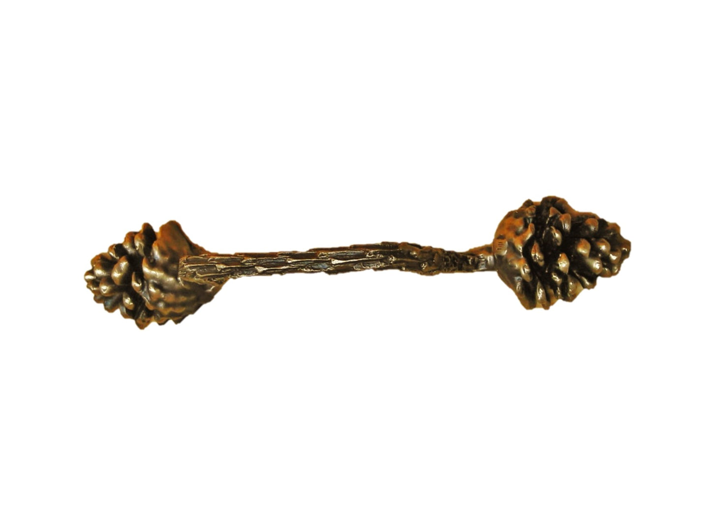 Lodgepole Pinecone Branch Drawer Pull | 3.5"