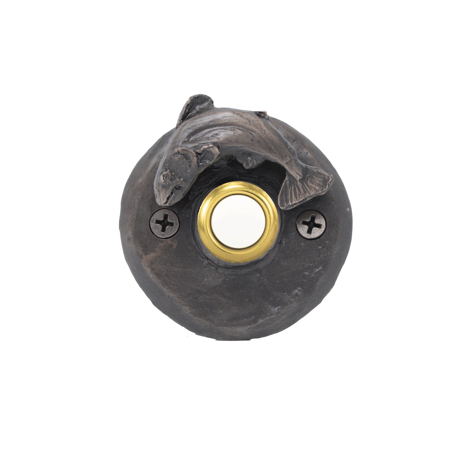 Round Fish Doorbell | Timber Bronze | Oregon