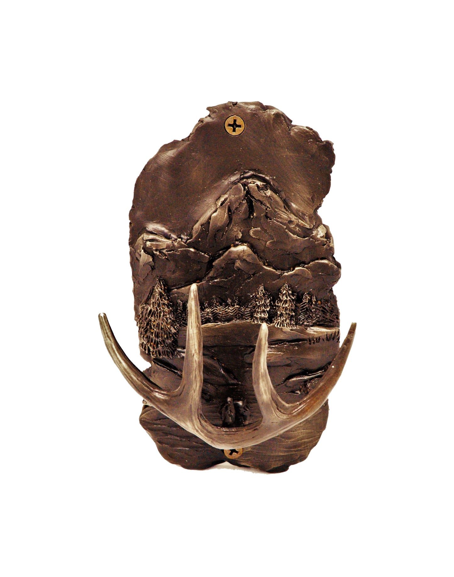 Mountain Scene Hook | Timber Bronze | Oregon